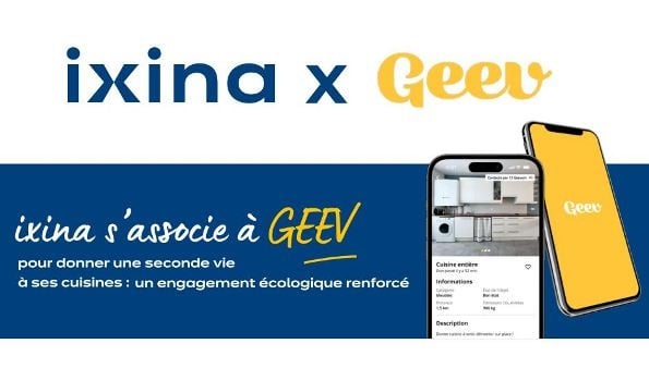 Ixina et GEEV : donner une seconde vie aux cuisines, un choix écologique fort