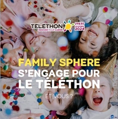 La franchise Family Sphere renouvelle son engagement auprès de l’AFM-Téléthon