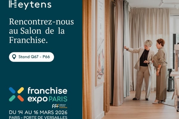 Heytens invite les entrepreneurs de demain au Salon Franchise Expo Paris, du 14 au 16 mars 2026