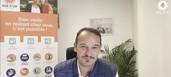 Damien, nouveau franchisé Age d’Or Services, témoigne de son parcours