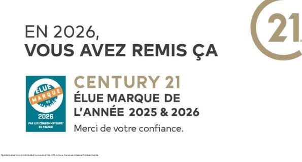 CENTURY 21, Marque de l’Année pour la deuxième année consécutive