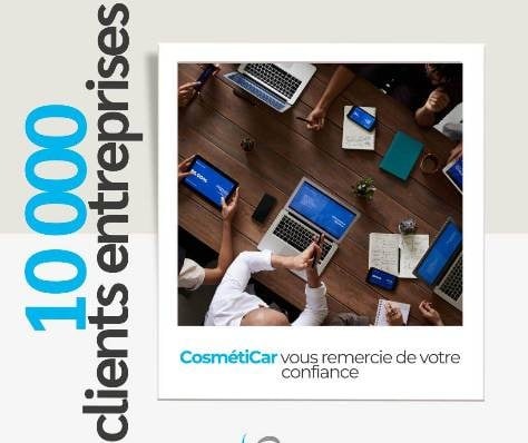 CosmétiCar atteint les 10 000 clients professionnels : une réussite éco-responsable