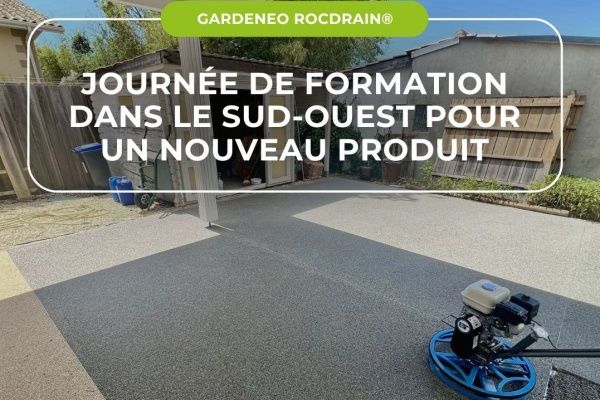 Formation pour les franchisés : Garden Park Concept introduit le Gardeneo Rocdrain®