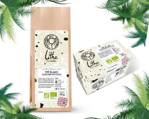 Litha Espresso étoffe sa gamme avec le thé blanc bio mangue/ananas