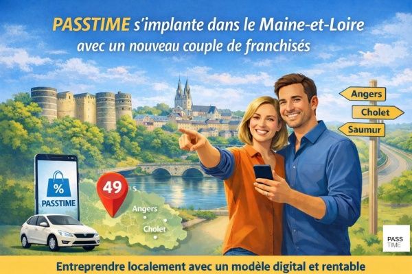PASSTIME accueille un nouveau couple de franchisés dans le Maine-et-Loire