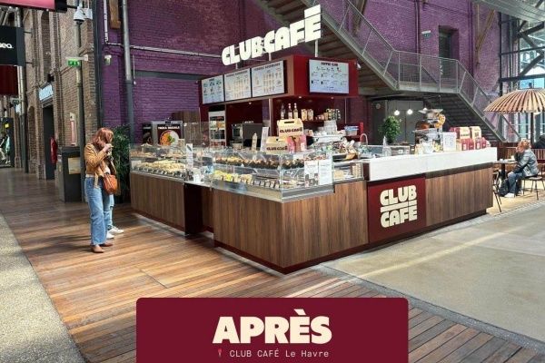 CLUB CAFÉ Le Havre adopte la nouvelle identité visuelle de la marque