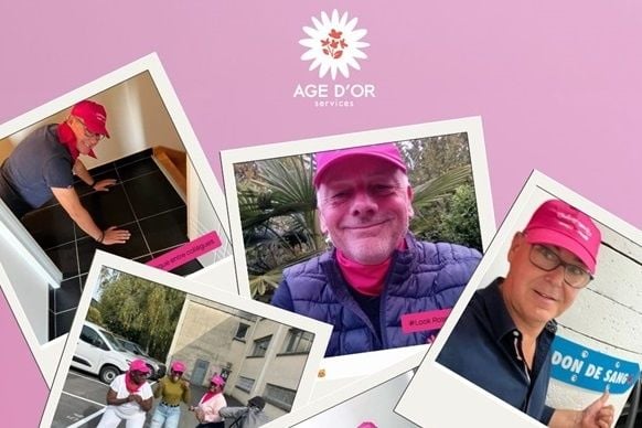 L’ensemble du réseau Age d’Or Services s’est engagé pour Octobre Rose