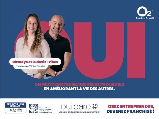 O2 : Oui Care lance une campagne nationale pour valoriser la franchise à impact