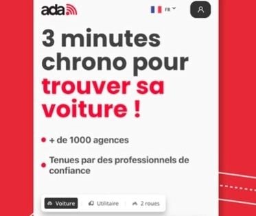 ADA location accélère son virage digital avec une nouvelle application mobile