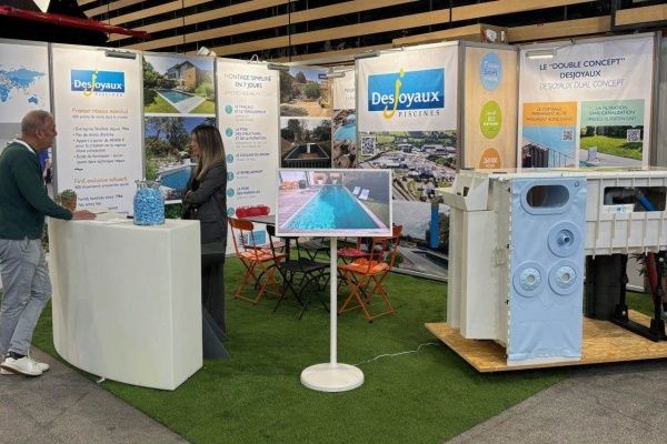 Piscines Desjoyaux a rencontré entrepreneurs et paysagistes au salon Paysalia