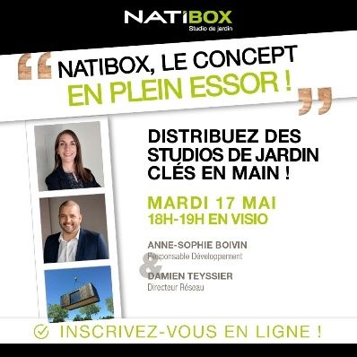 Natibox organisera un nouveau webinar le mardi 17 mai à 18h