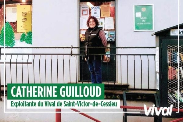 Catherine Guilloud, une franchisée Vival au Cœur de Saint-Victor-de-Cessieu