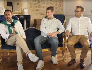 Benoit Jacquet, Yann Le Corre et Alexis Gosset, Responsables de l'agence Côté Particuliers Saint-Malo