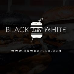 Franchise Black and white burger